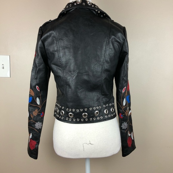 NWT. Romeo & Juliet Couture Biker Jacket. Size M. - Picture 6 of 8